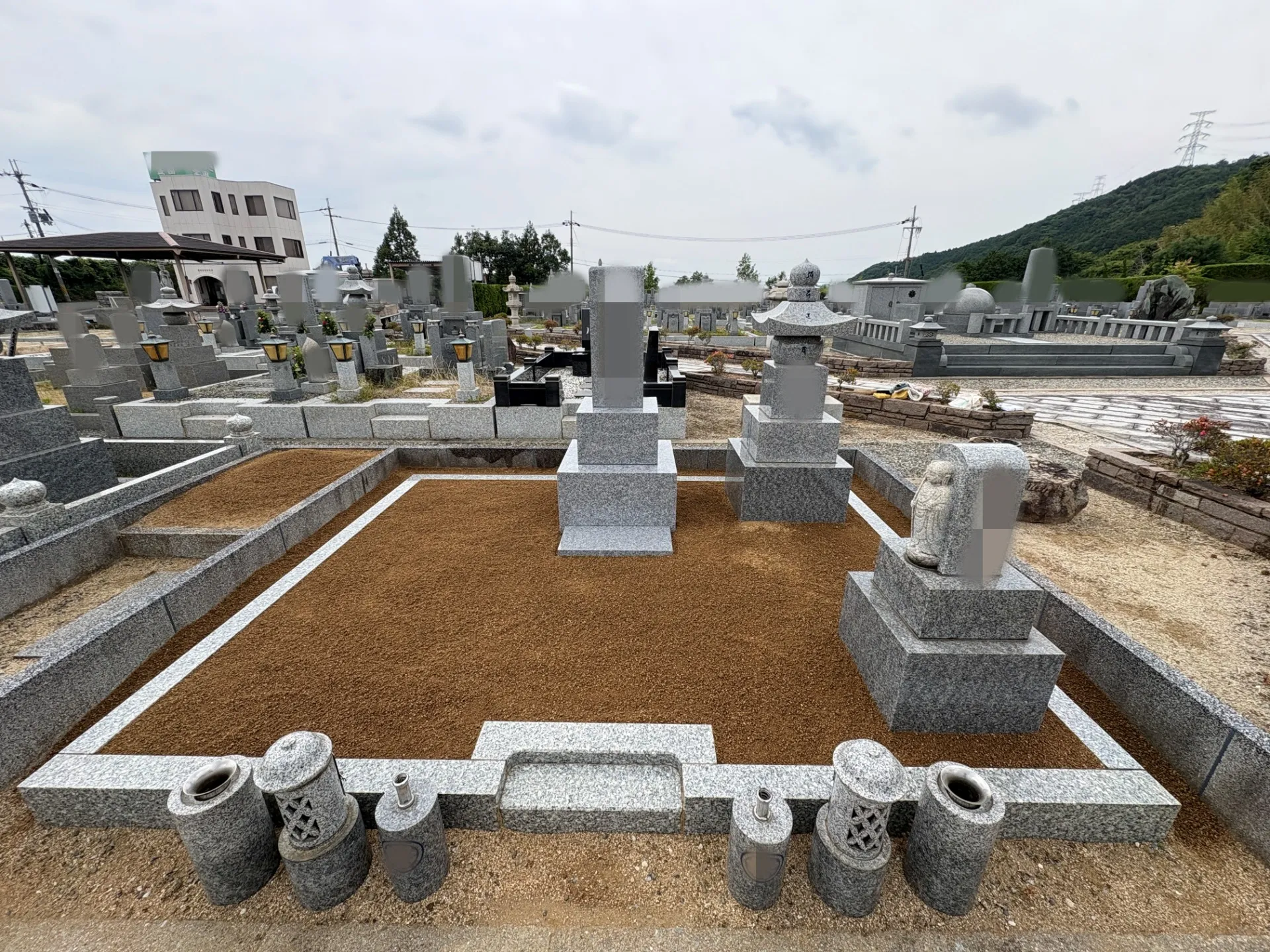 大阪府河南町|民営霊園|新規石碑工事